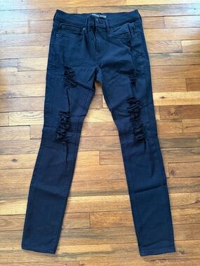 Express Black Legging Mid Rise Jeans